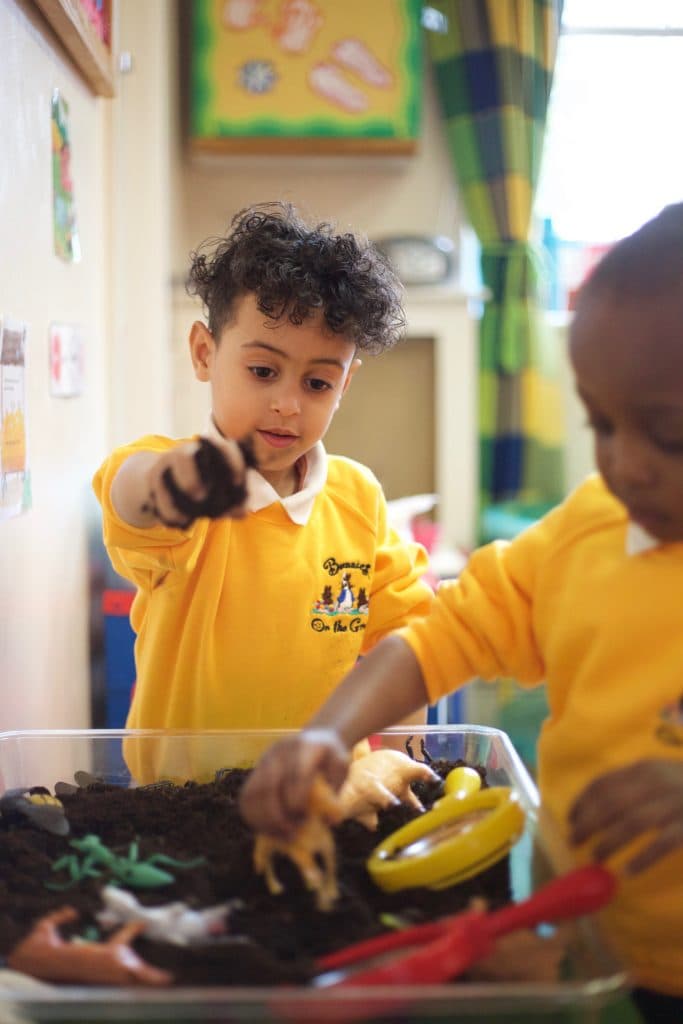 Understanding the World activities at Bunnies on the Green